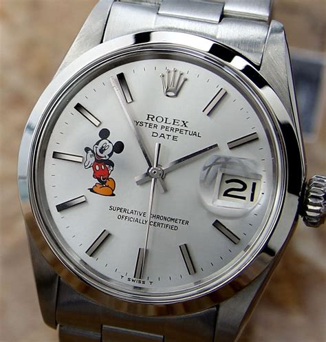 rolex mikey|rolex mickey mouse watch.